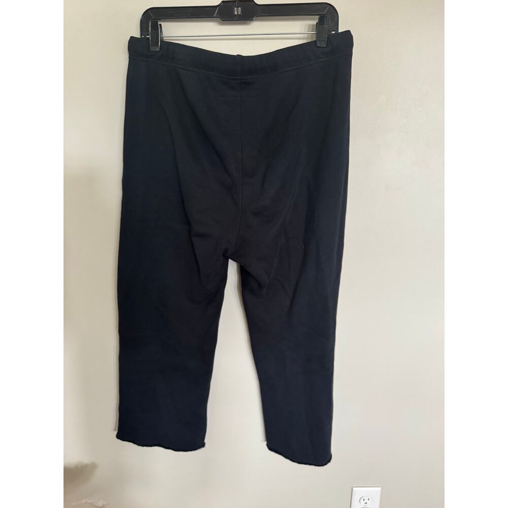 NWOT Frank & Eileen Catherine Triple Fleece Cropped Sweatpants in Black SZ M - Picture 5 of 6